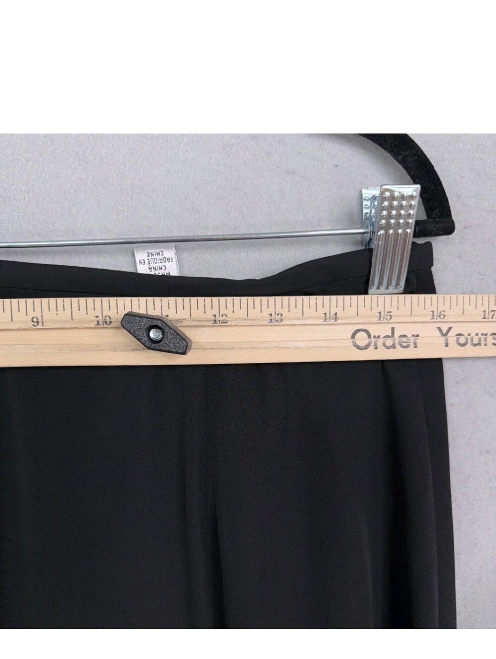 Talbots Black Flowing Silk Maxi Skirt - Picture 7 of 8